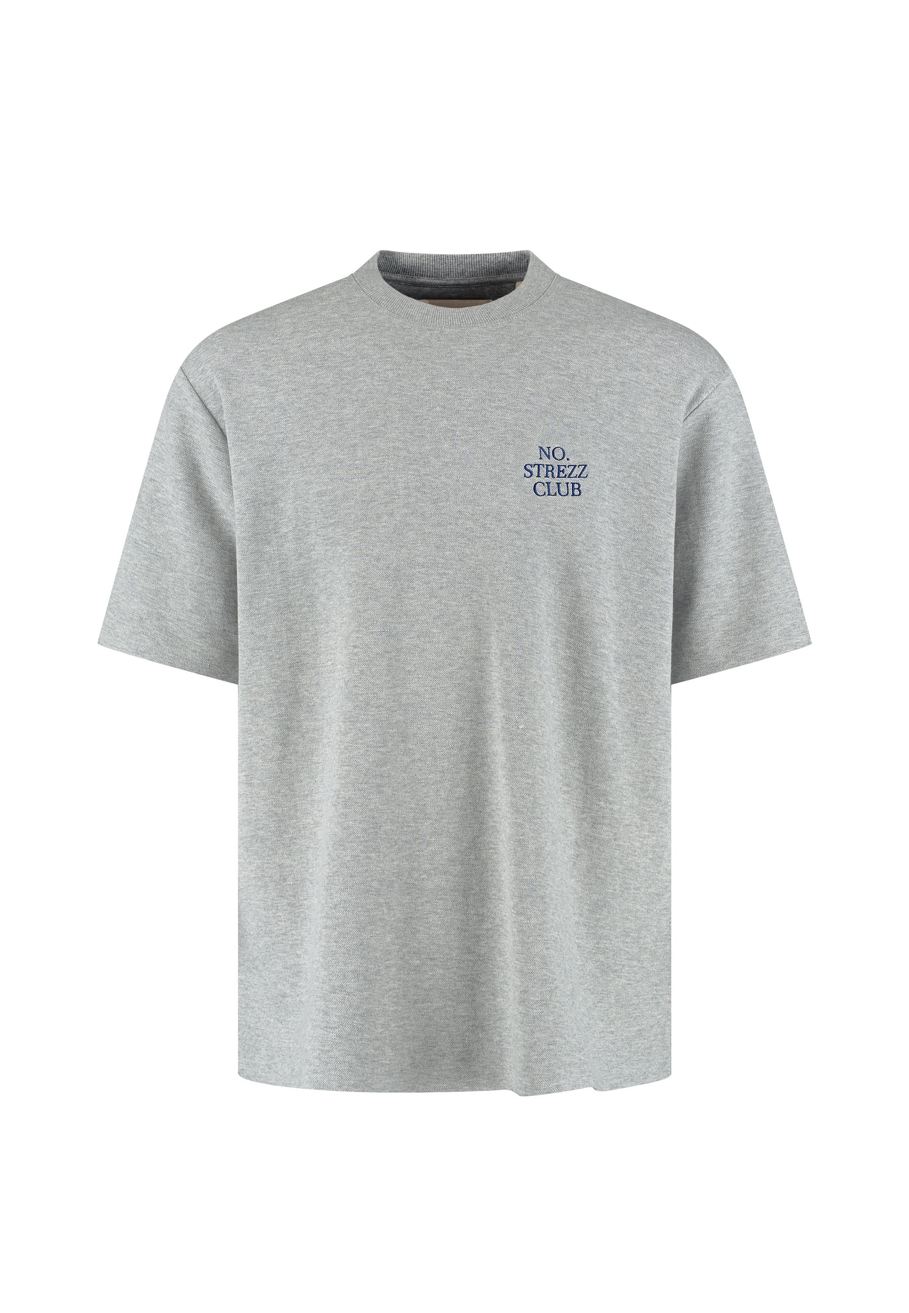 T-Shirt RYLAN aus Baumwollmix - 894-Grey Melange - Grau