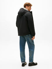 Übergangsjacke mit Kapuze - BDS-BLACK - Schwarz