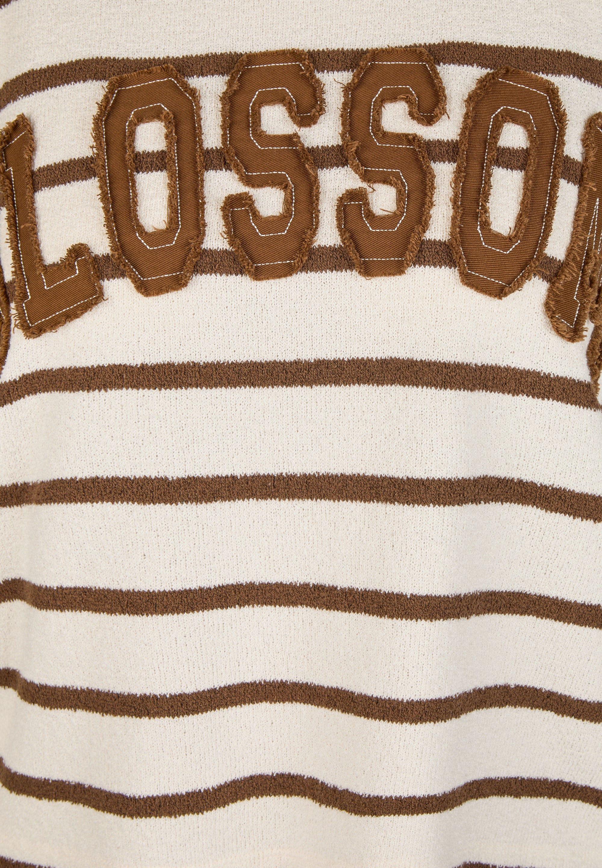 T-Shirt aus Baumwollmix - 6667-NOUGAT - Braun