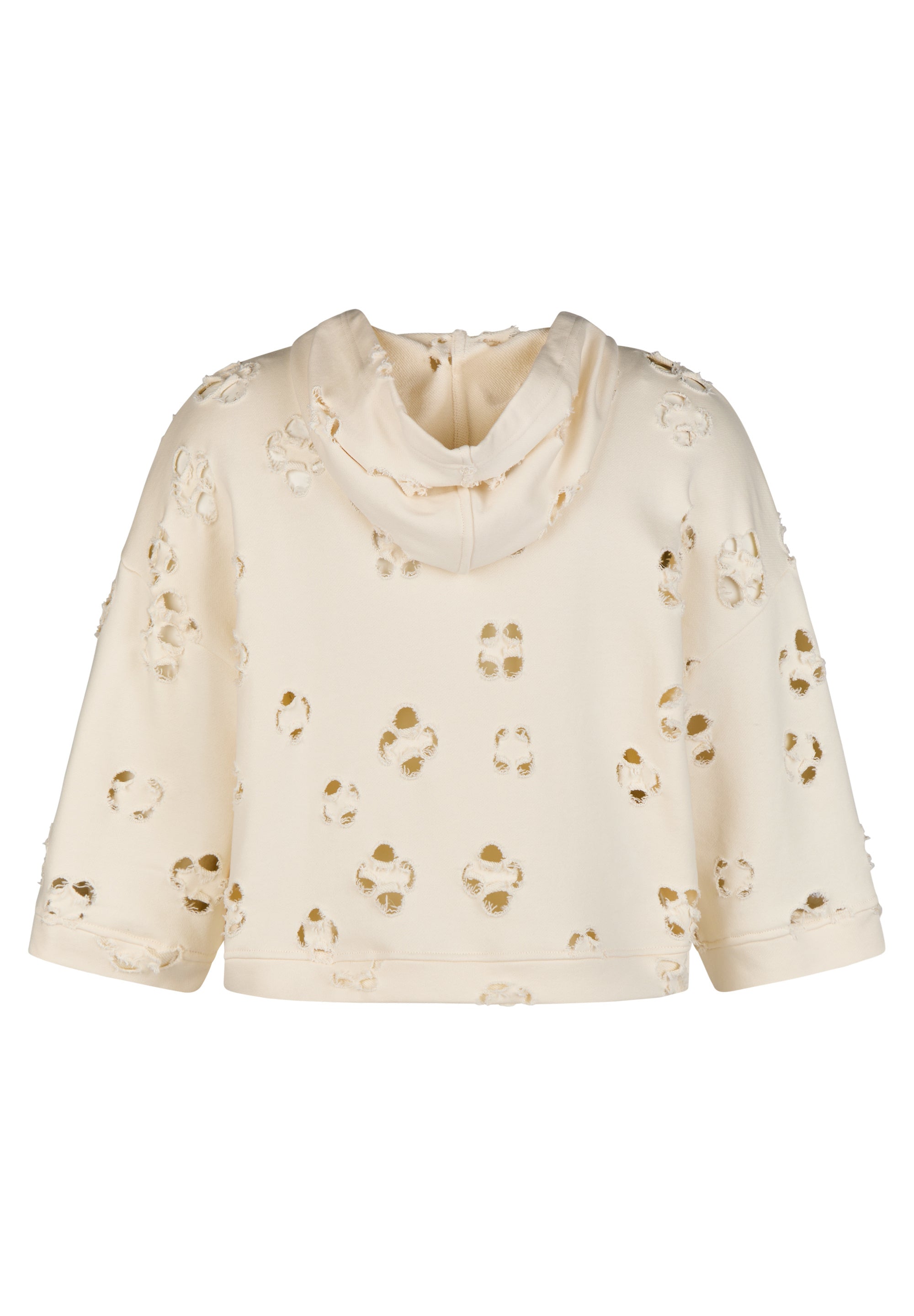 T-Shirt aus Baumwolle - 6628-MACADAMIA - Creme