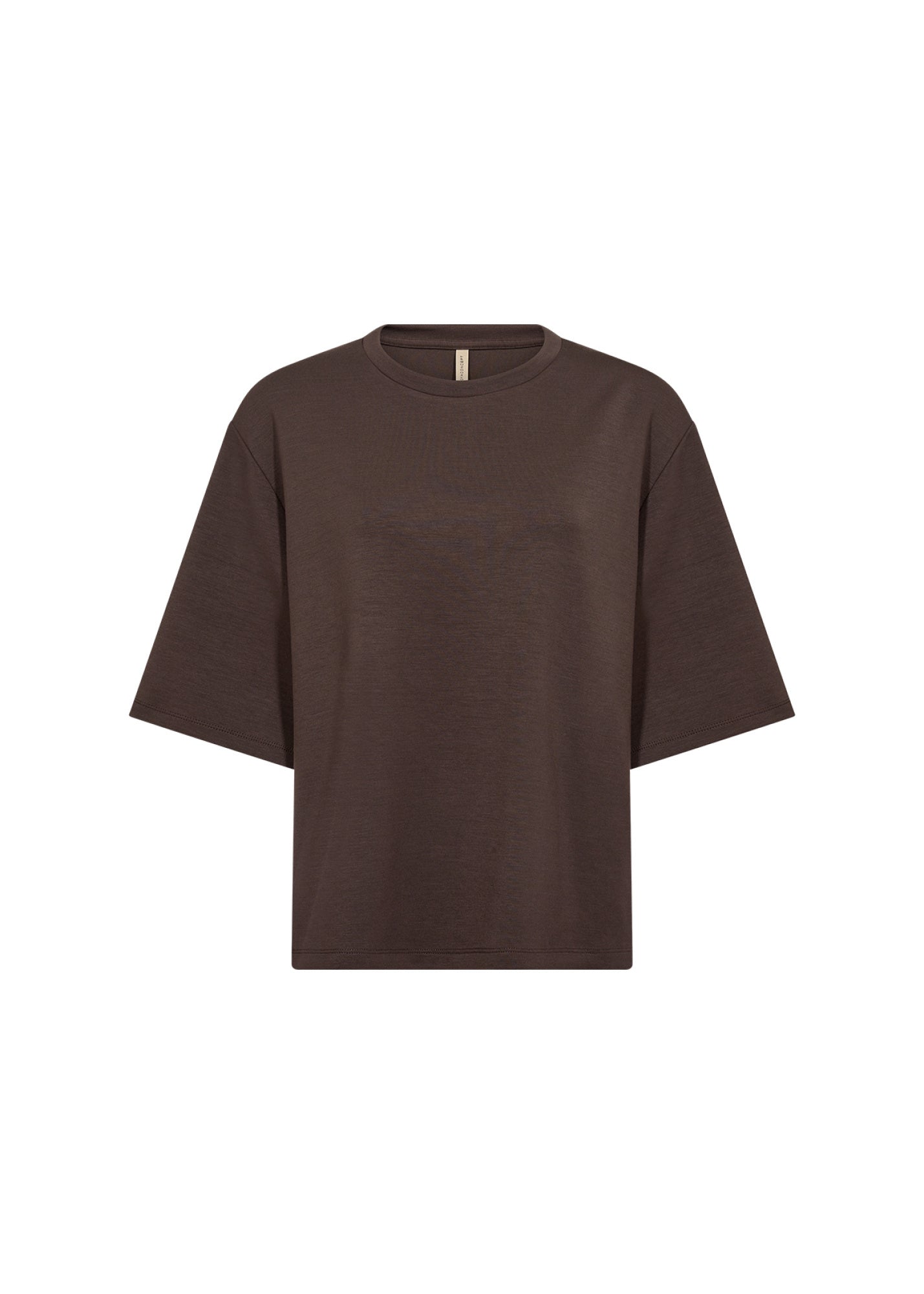 T-Shirt aus Modalmix - 8694-HOT FUDGE - Braun