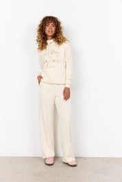 Joggpants Wide Leg - 1620-CREAM - Creme