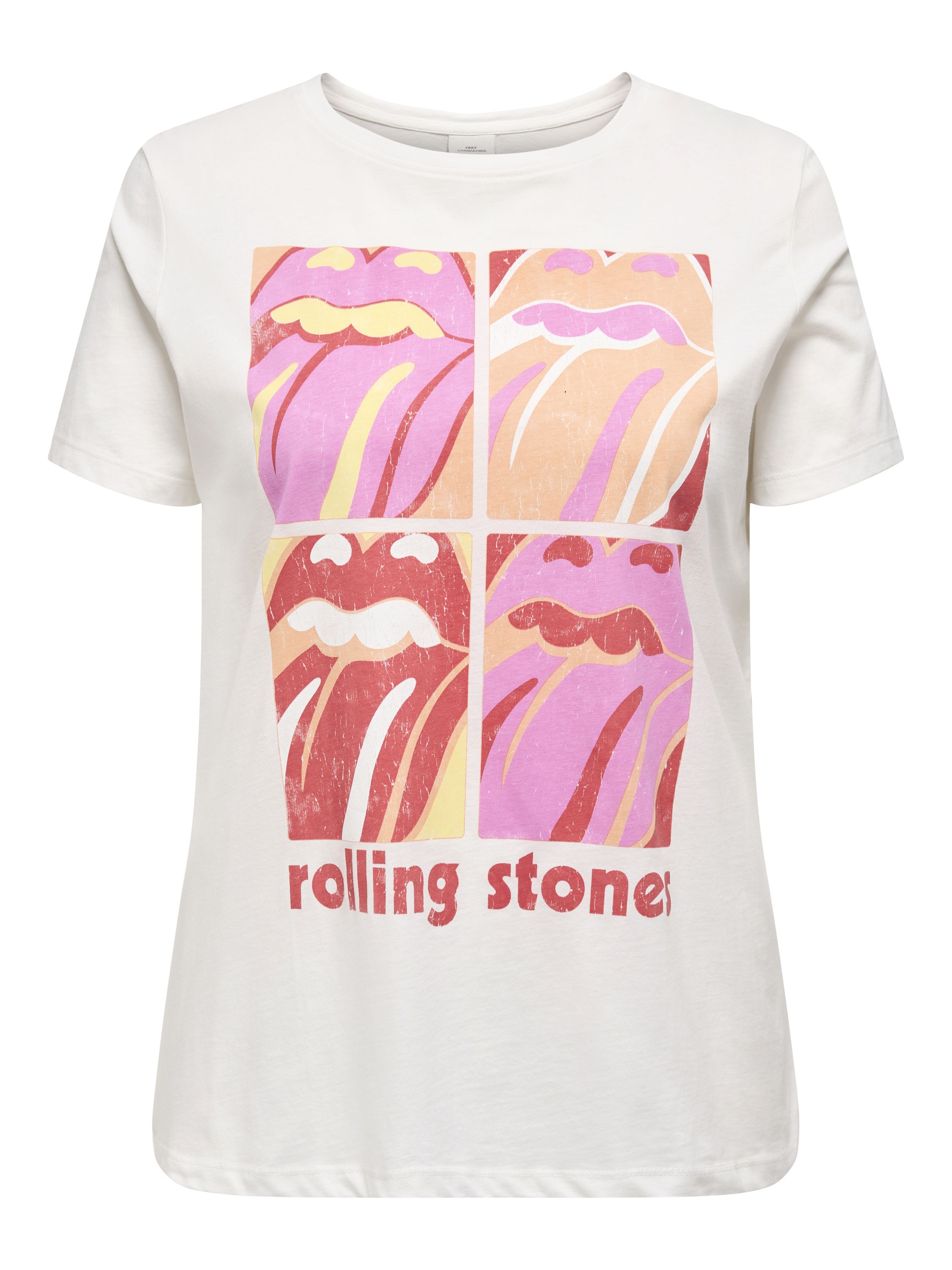 T-Shirt - Cloud Dancer/ROLLING STONES SQ - Weiß