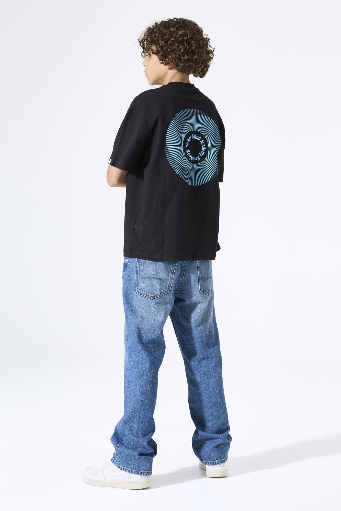 T-Shirt aus Baumwolle - 60-black - Schwarz