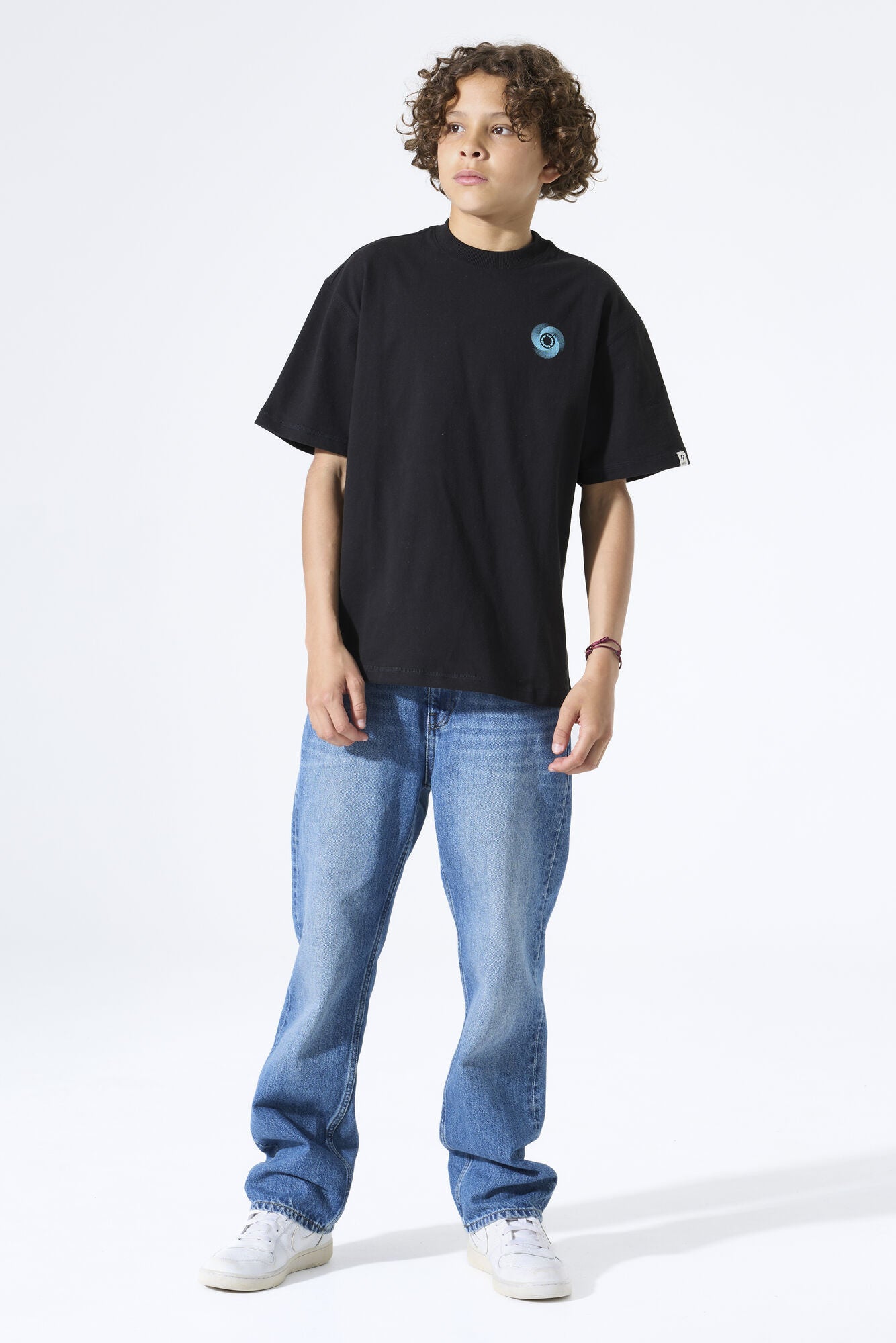 T-Shirt aus Baumwolle - 60-black - Schwarz