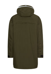 Funktionsmantel mit Kapuze - 37-Forest Green - Grün