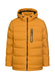 Steppjacke mit Kapuze - 67-Burned Yellow - Orange
