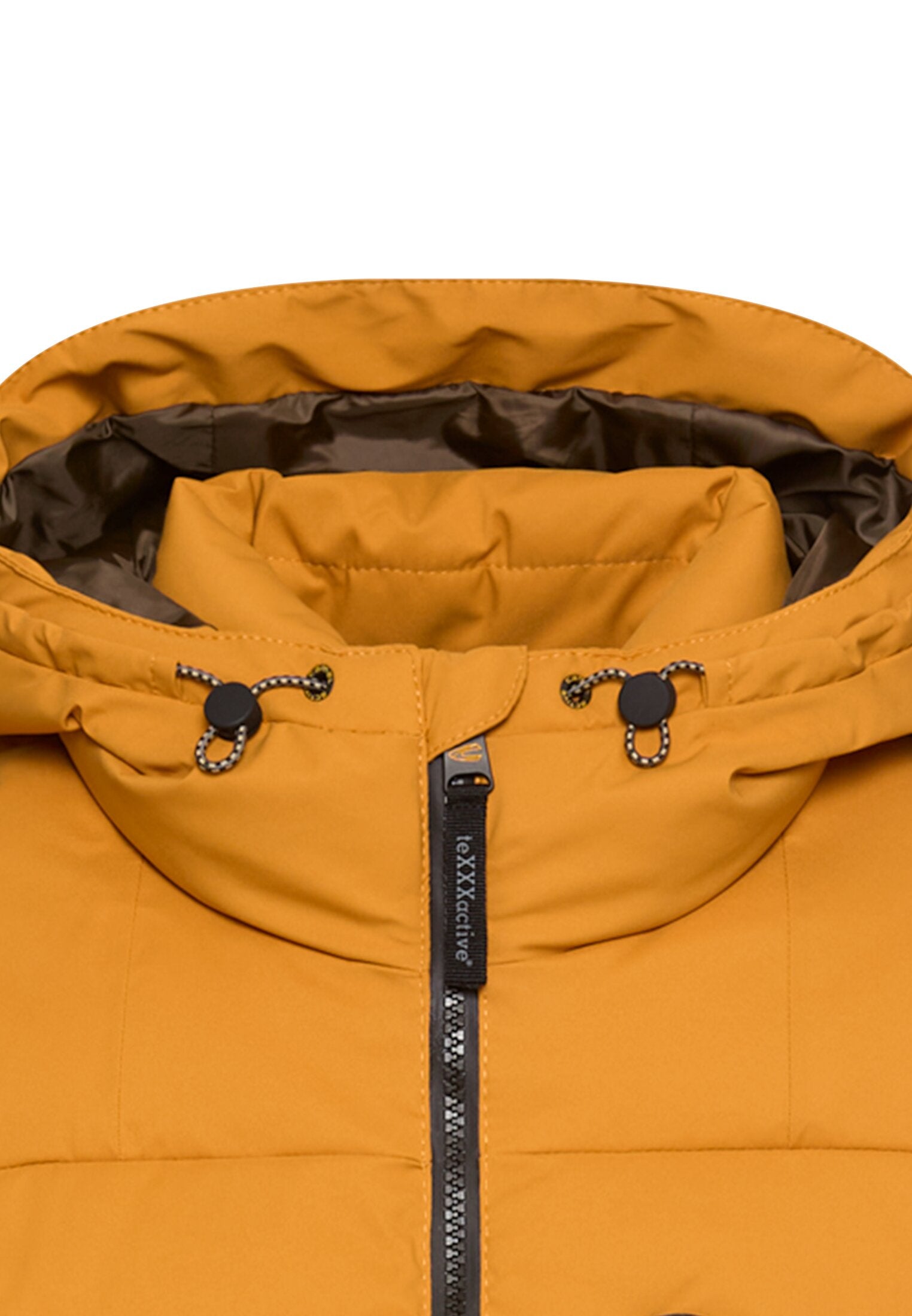Steppjacke mit Kapuze - 67-Burned Yellow - Orange