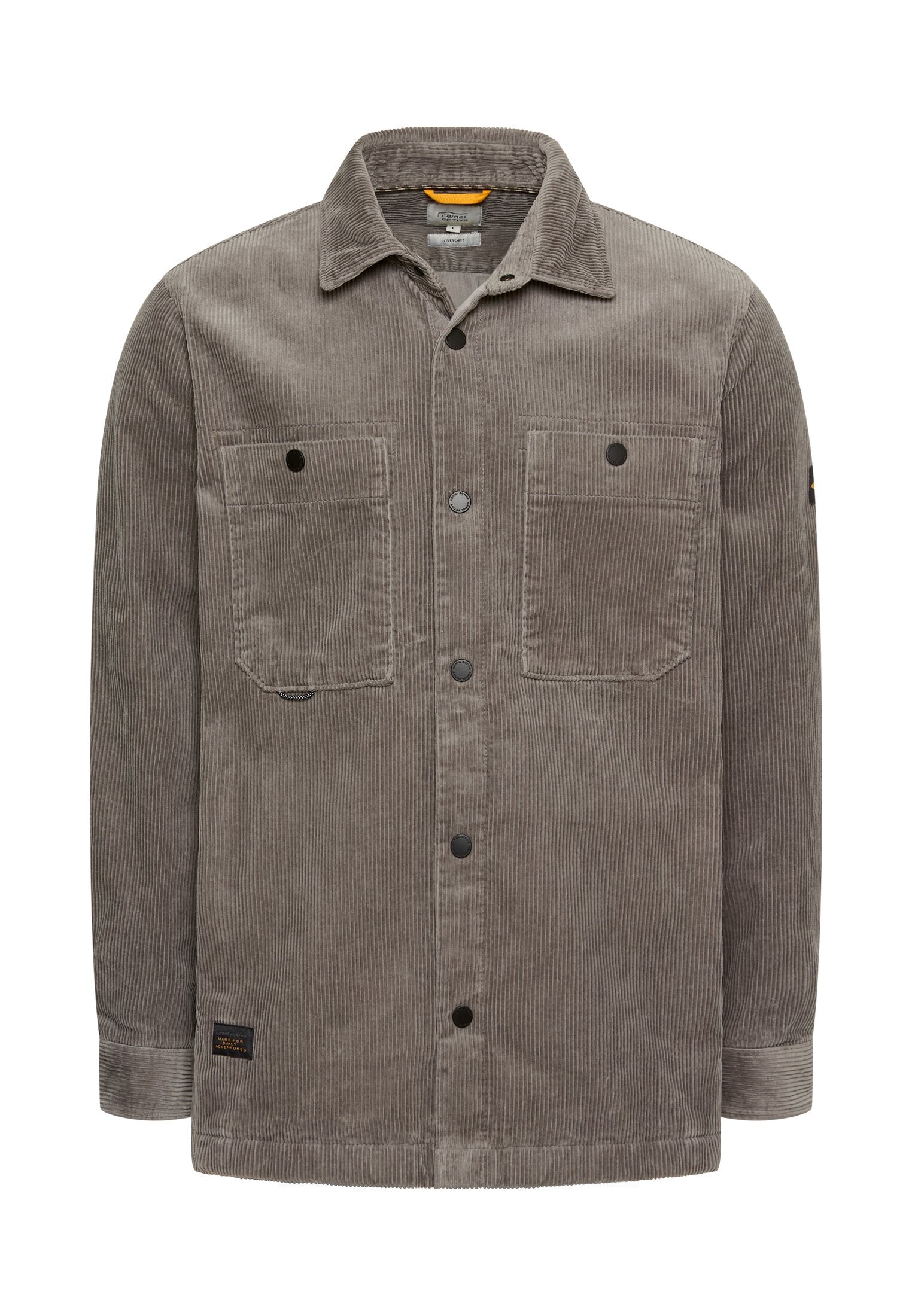 Overshirt aus Cord - 06-Stone Gray - Grau