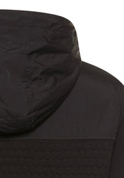 Sweatshirtjacke aus Baumwollmix - 88-Asphalt - Schwarz