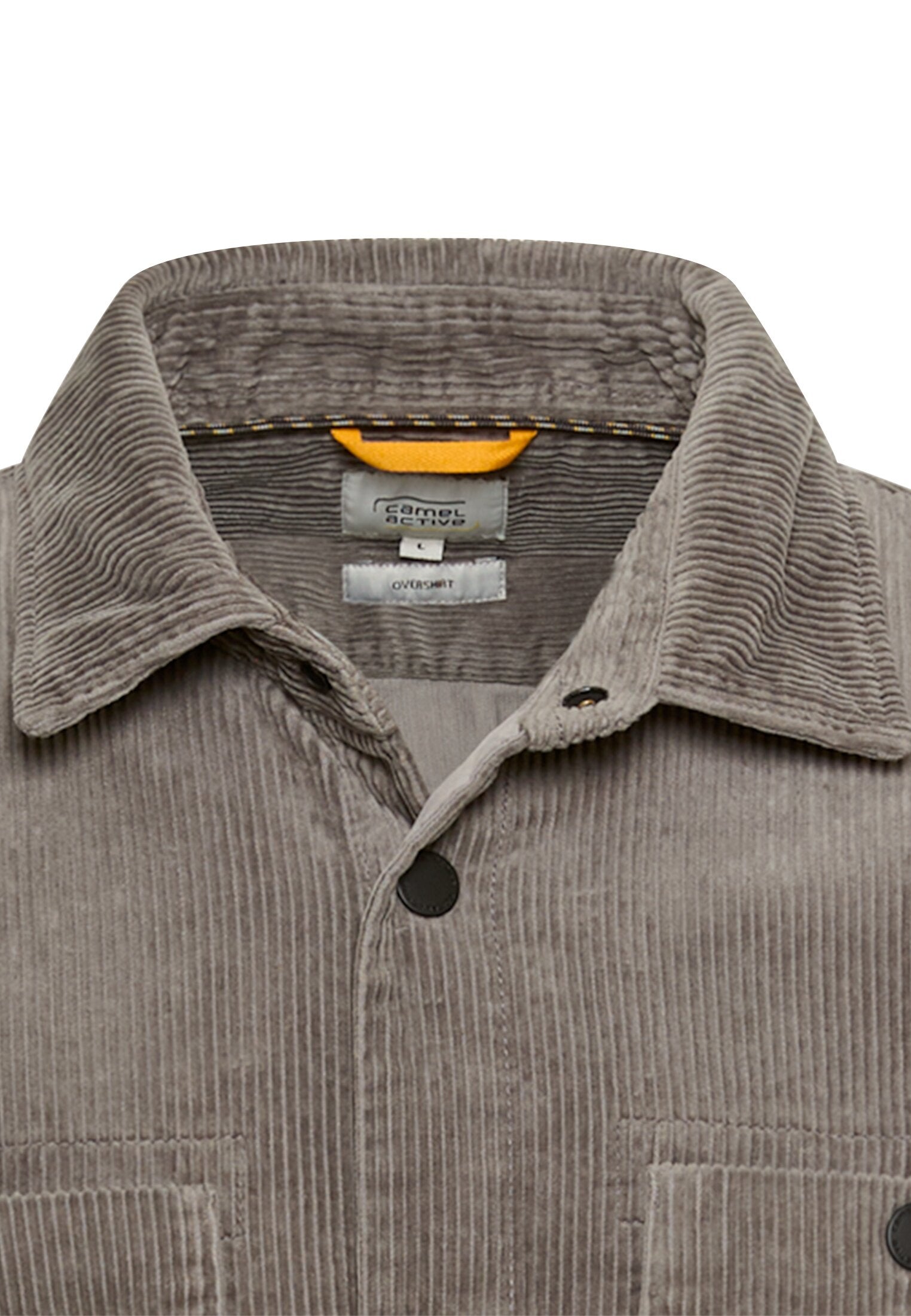 Overshirt aus Cord - 06-Stone Gray - Grau