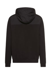 Sweatshirtjacke aus Baumwollmix - 88-Asphalt - Schwarz