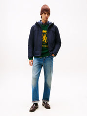 Übergangsjacke mit Kapuze - DW5-BLUE - Blau