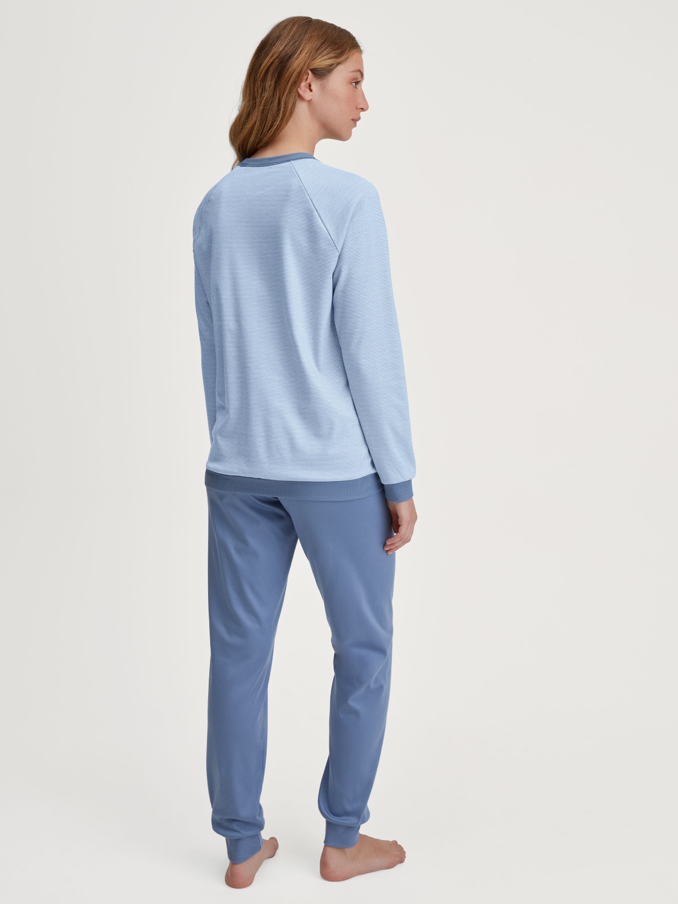 Schlafanzug aus Baumwolle - 384-scandinavian - Blau