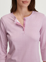 Schlafanzug aus Bio-Baumwolle - 286 lilas - Rosa