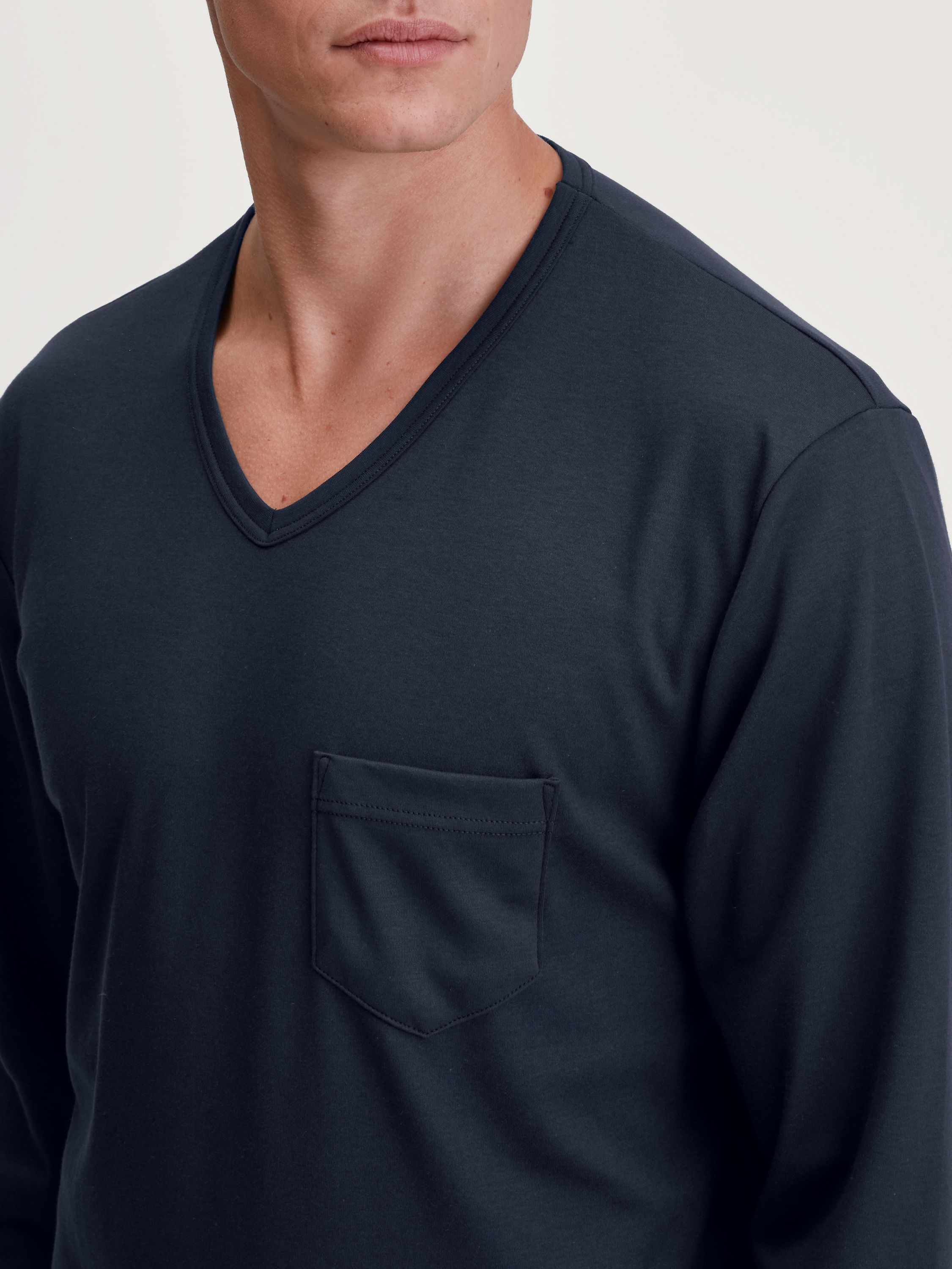 Pyjama Set - 480-saphir blue - Blau