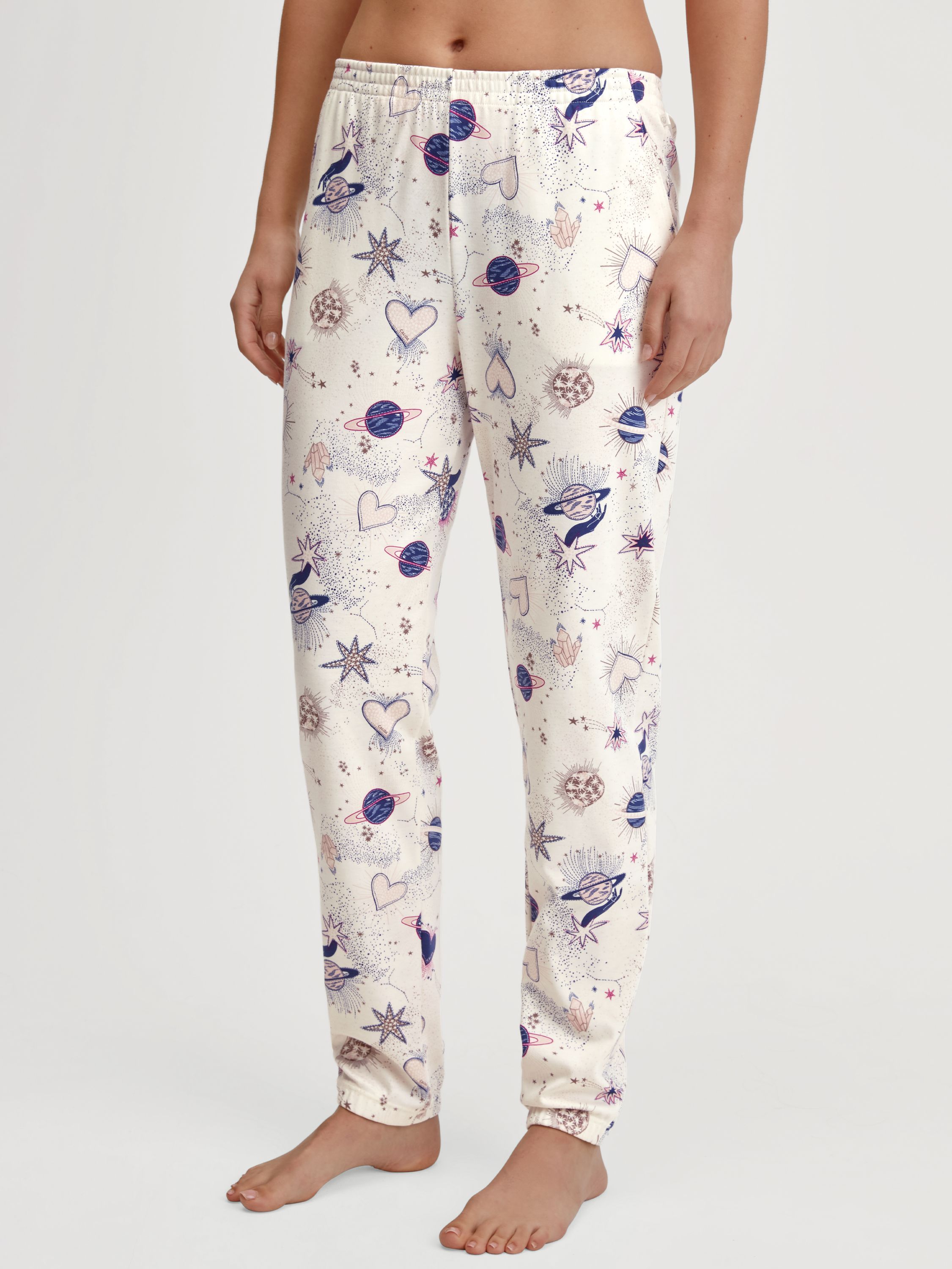 Schlafhose aus Bio-Baumwolle - 904-charm cream - Creme