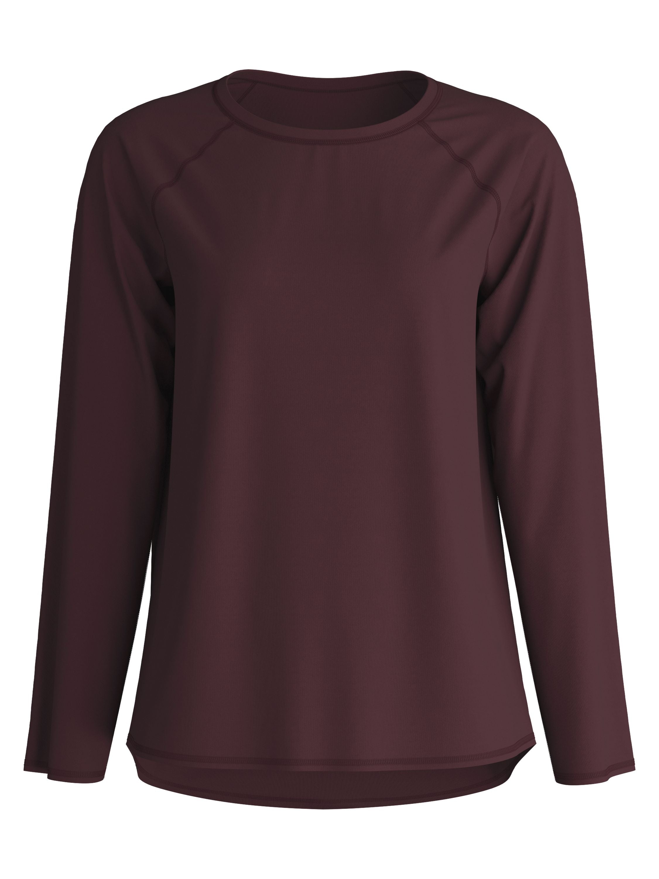 Langarmshirt - 227 black cherry - Rot