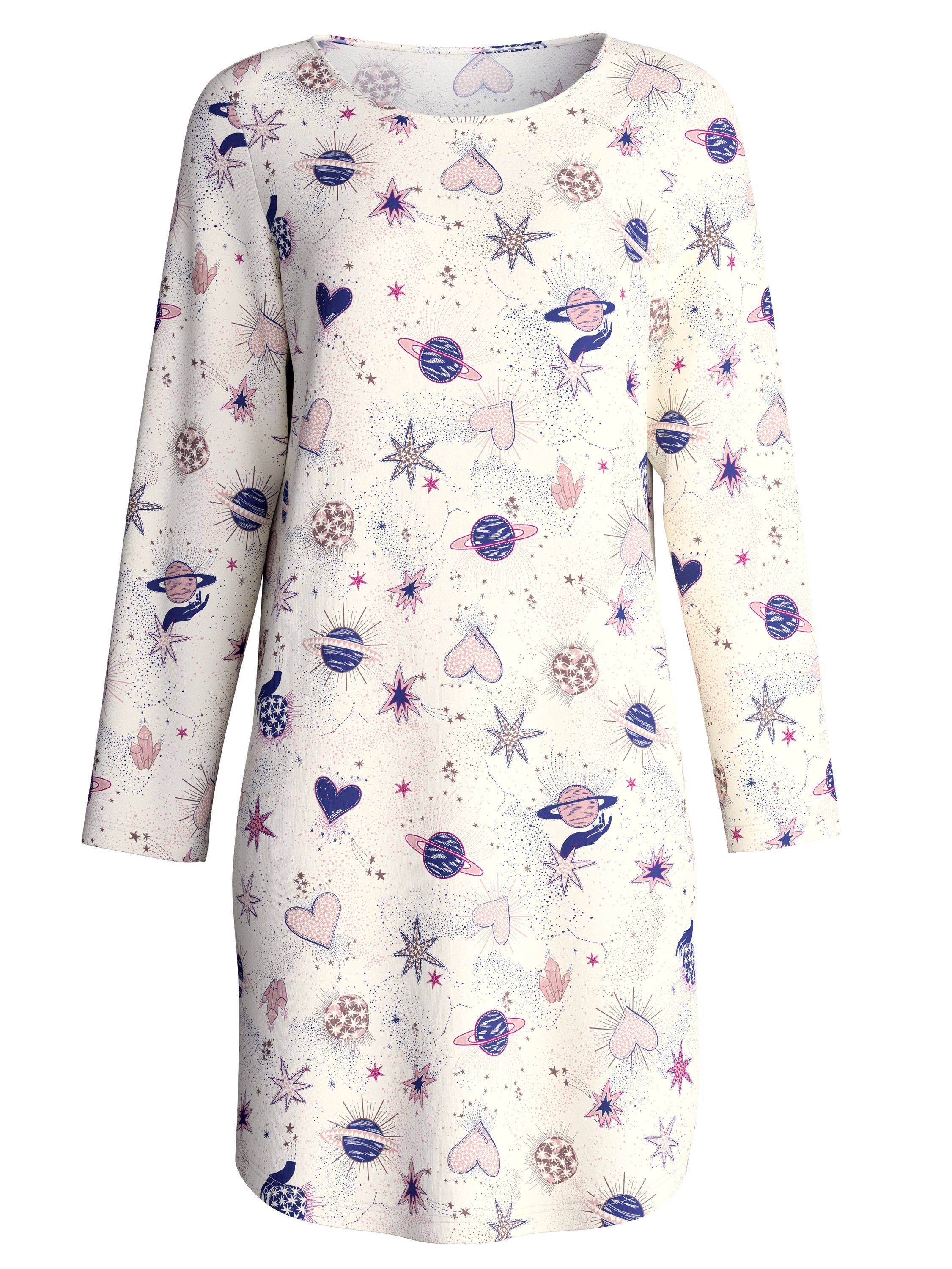 Nachthemd aus Bio-Baumwolle - 904-charm cream - Creme