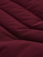 Puffer-Jacke mit abnehmbarer Kapuze - 16427-bordeaux red - Rot