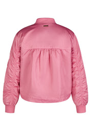 Bomberjacke mit Bünchenkragen - 6212-ROSA - Rosa