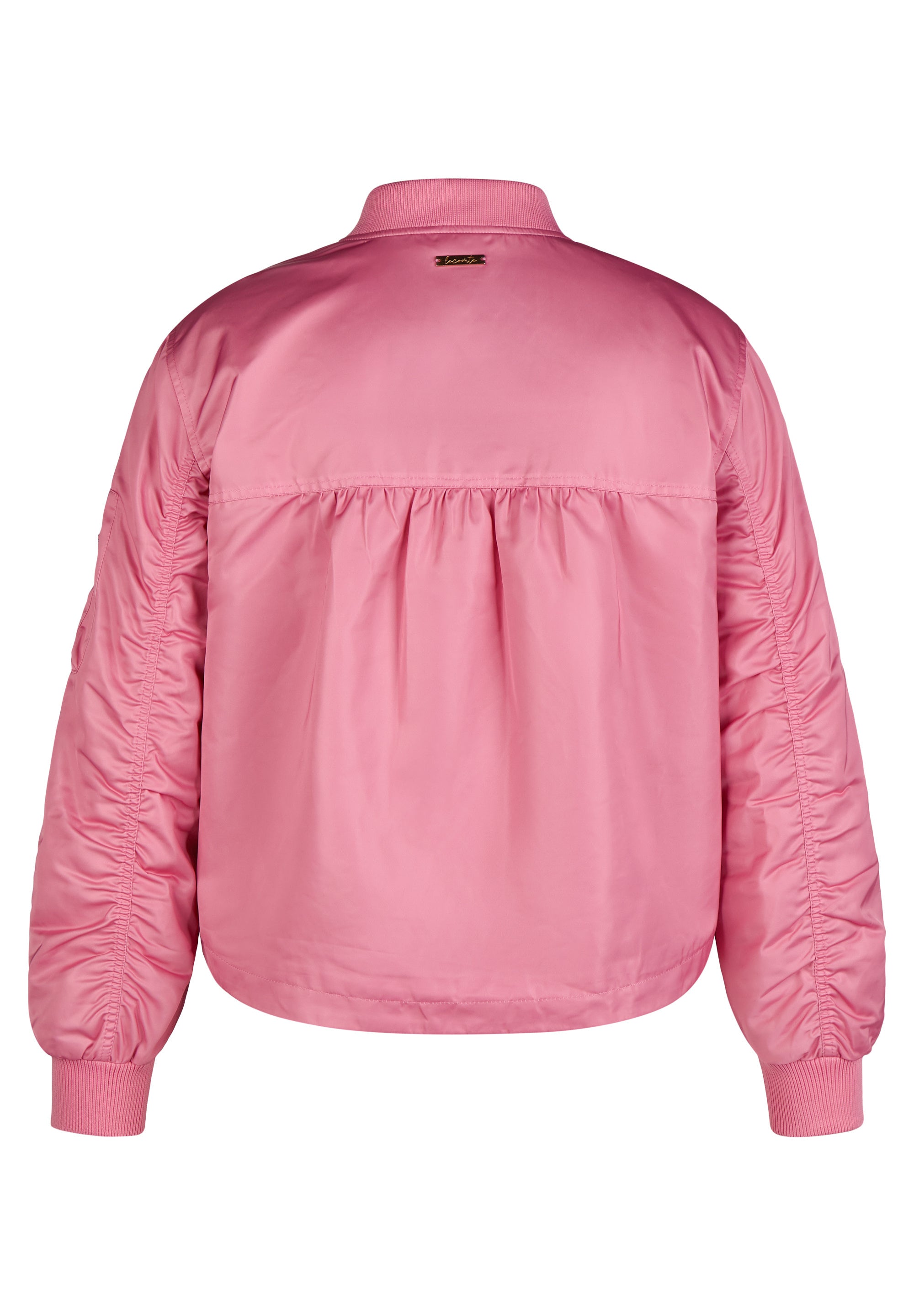 Bomberjacke mit Bünchenkragen - 6212-ROSA - Rosa