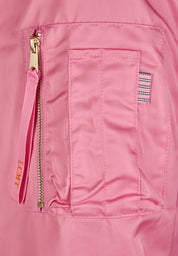 Bomberjacke mit Bünchenkragen - 6212-ROSA - Rosa