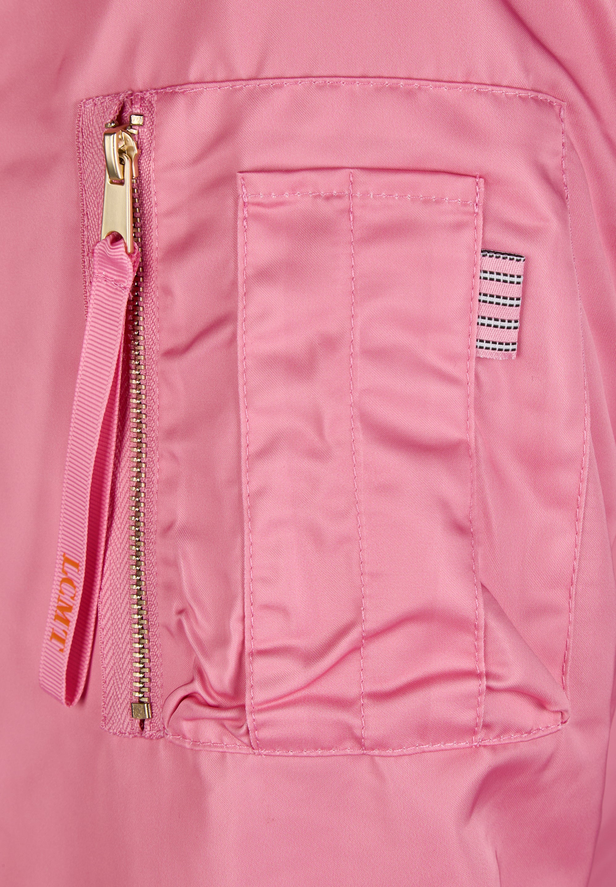 Bomberjacke mit Bünchenkragen - 6212-ROSA - Rosa