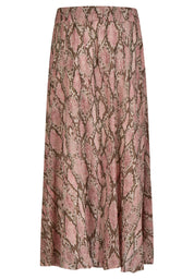 A-Linie-Rock Maxi mit Animalprint - 6607-KERAMIK - Rosa