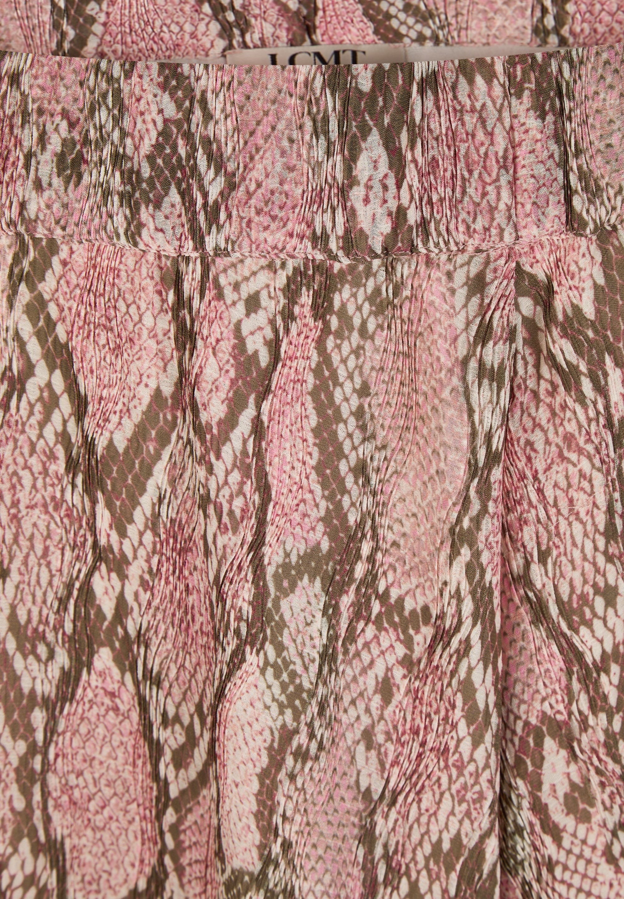 A-Linie-Rock Maxi mit Animalprint - 6607-KERAMIK - Rosa