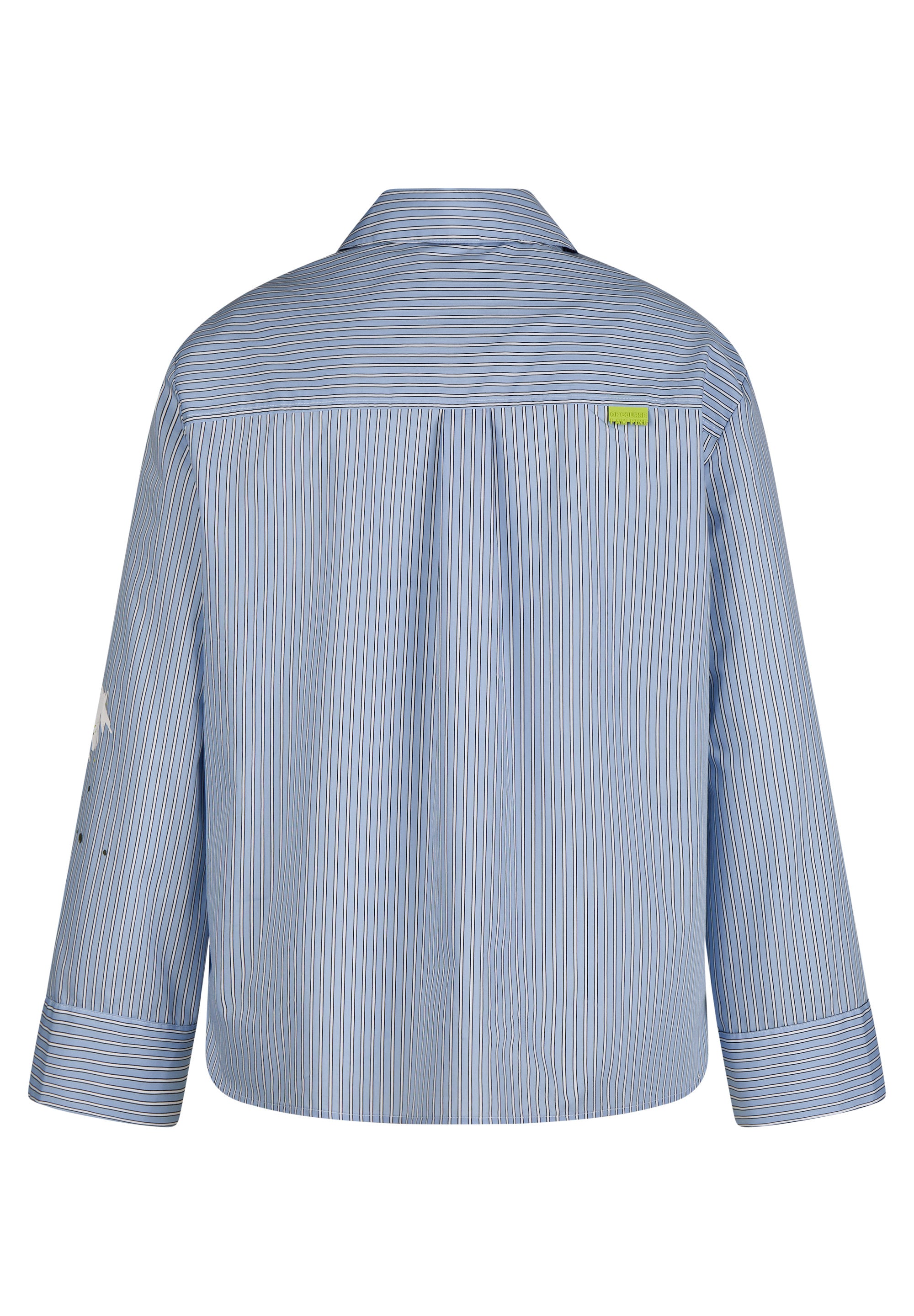 Bluse Oversized Fit - 6301-LICHTBLAU - Blau