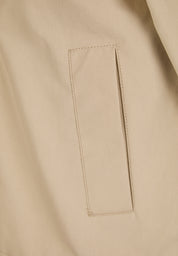 Trench-Jacke aus Baumwollmix - 6608-ELFENBEIN - Beige