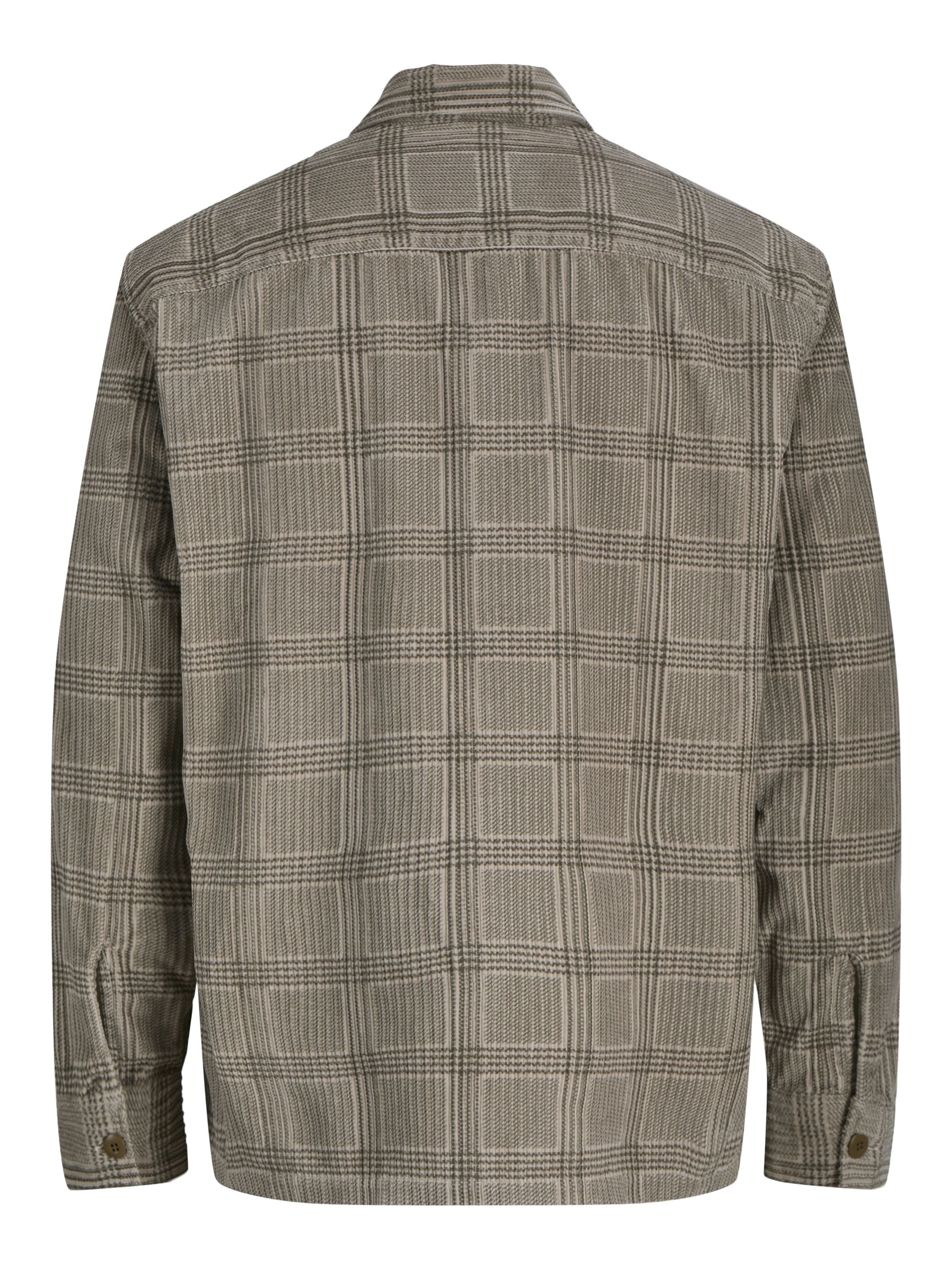 Overshirt Relaxed Fit - Brindle/CHECK - Beige