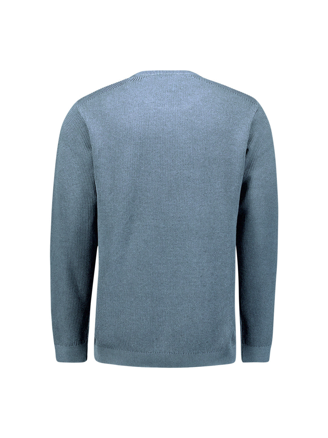 Strickpullover aus Baumwolle - 138-Dusty Blue - Blau