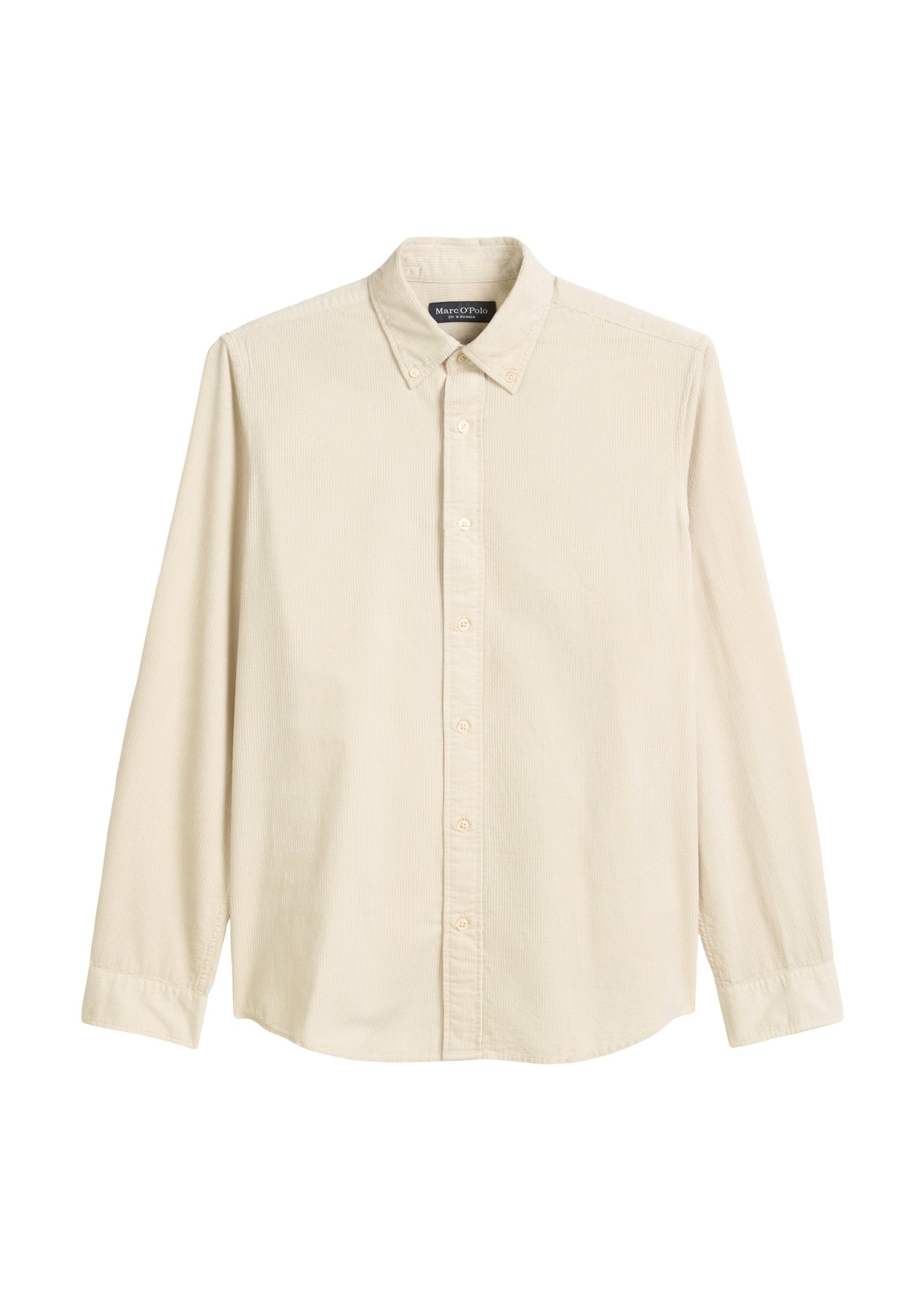 Cordhemd Regular Fit - 707-gray silk - Beige