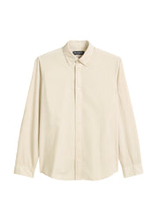 Cordhemd Regular Fit - 707-gray silk - Beige