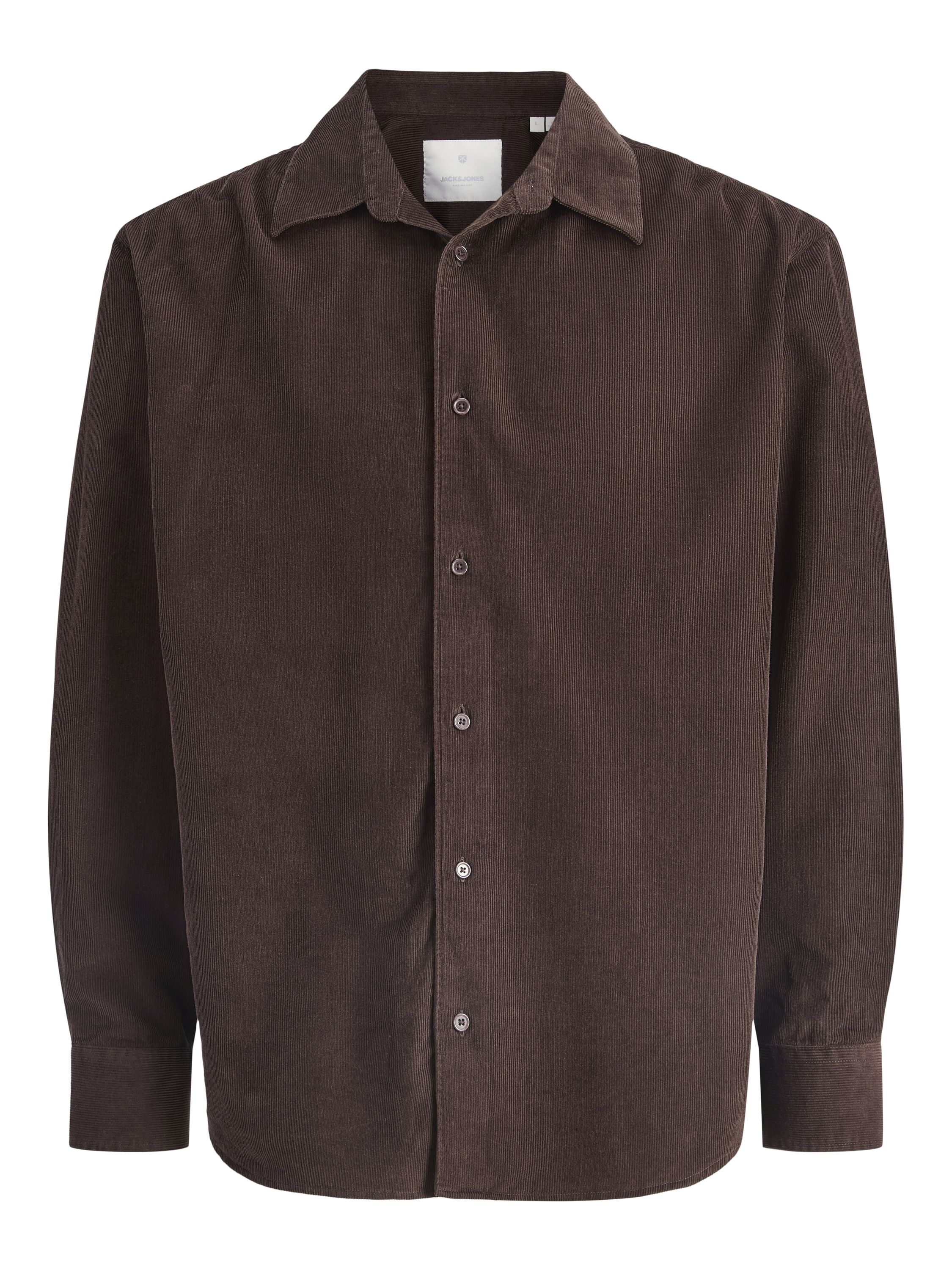 Cordhemd CASCOT Relaxed Fit - Black Coffee - Braun