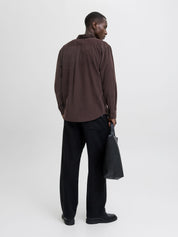 Cordhemd CASCOT Relaxed Fit - Black Coffee - Braun