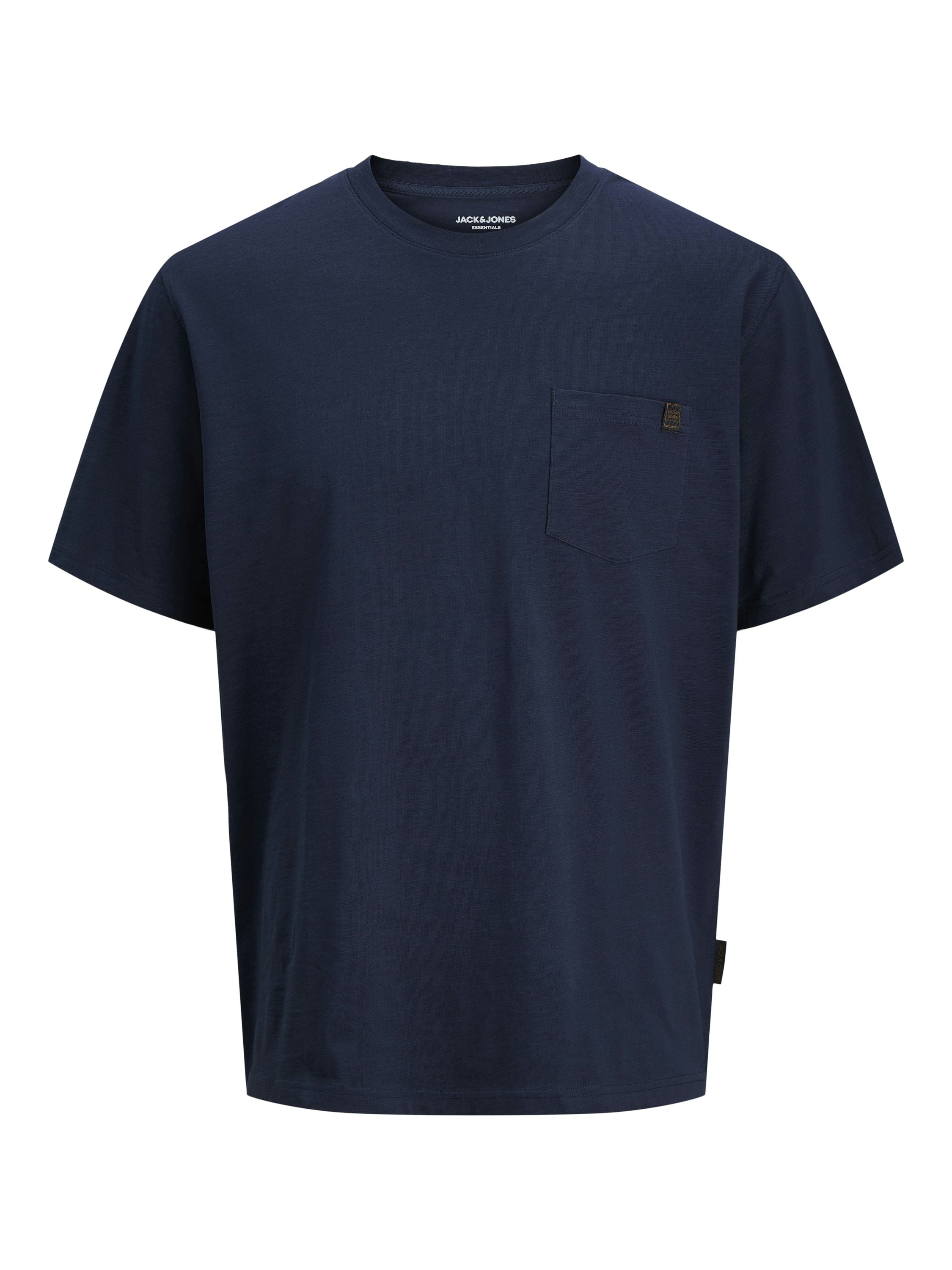 T-Shirt aus Baumwolle - Navy Blazer - Blau