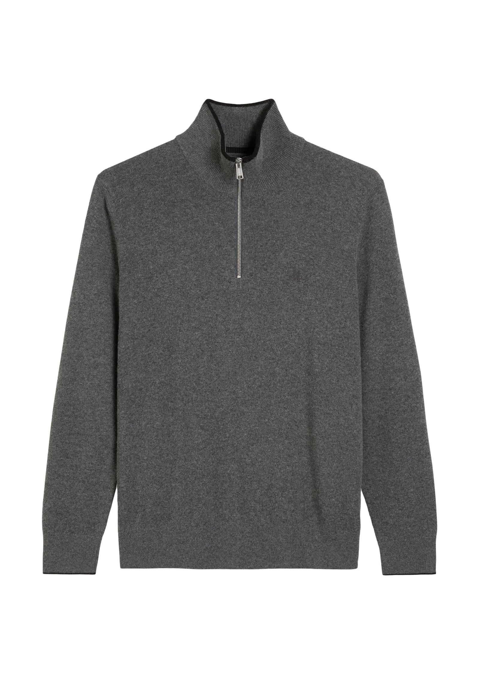 Strickpullover aus Woll-Mix - 969-graphite grey melange - Grau