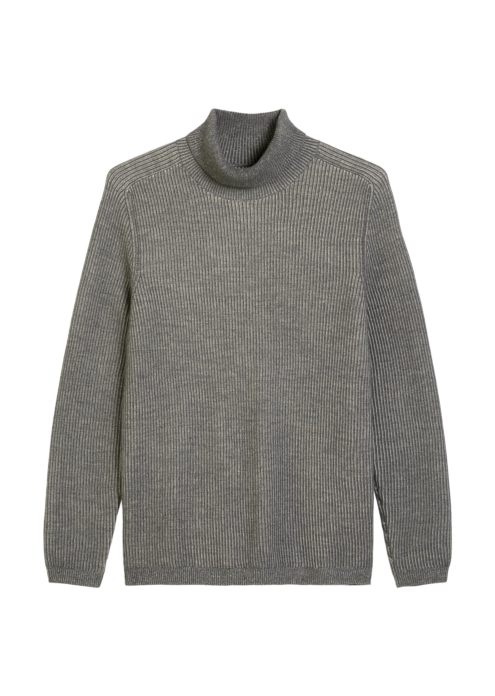 Strickpullover aus Baumwollmix - 969-graphite grey melange - Grau