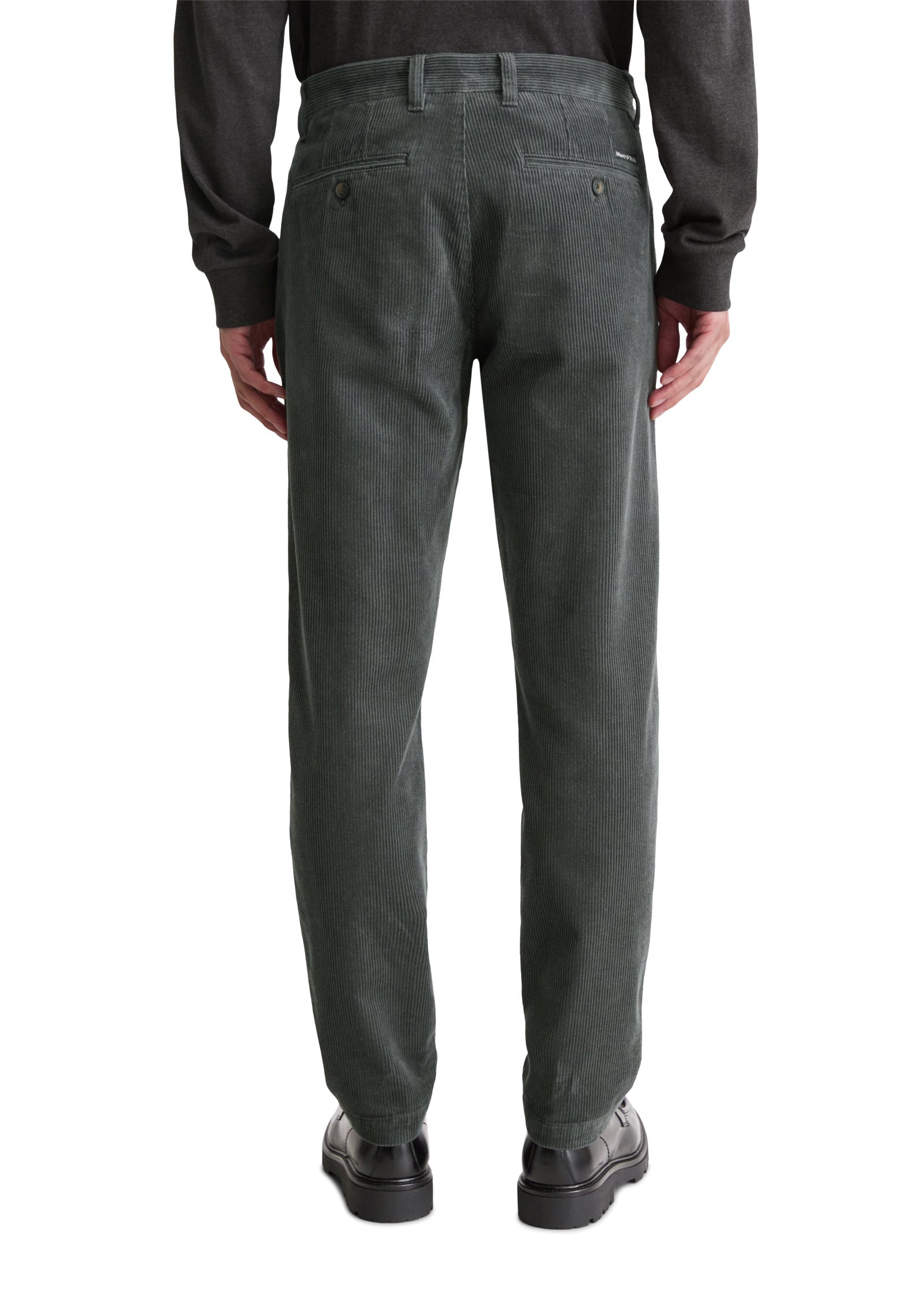 Cordhose Tapered Fit - 451-mangrove - Grün