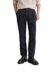Cordhose Tapered Fit - 898-dark navy - Blau