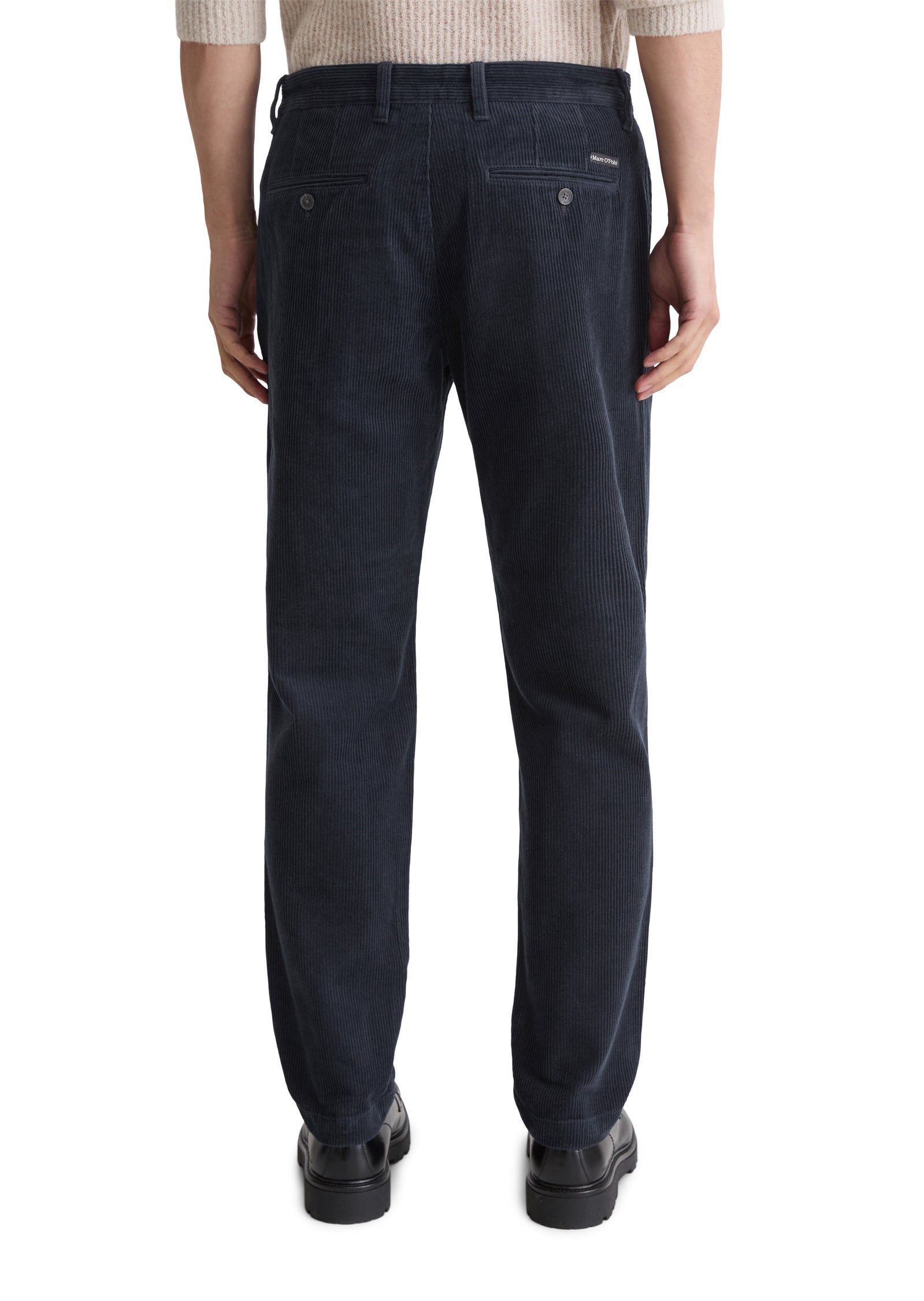 Cordhose Tapered Fit - 898-dark navy - Blau