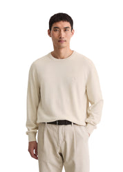 Strickpullover aus Baumwollmix - 707-gray silk - Creme