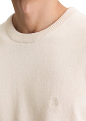 Strickpullover aus Baumwollmix - 707-gray silk - Creme