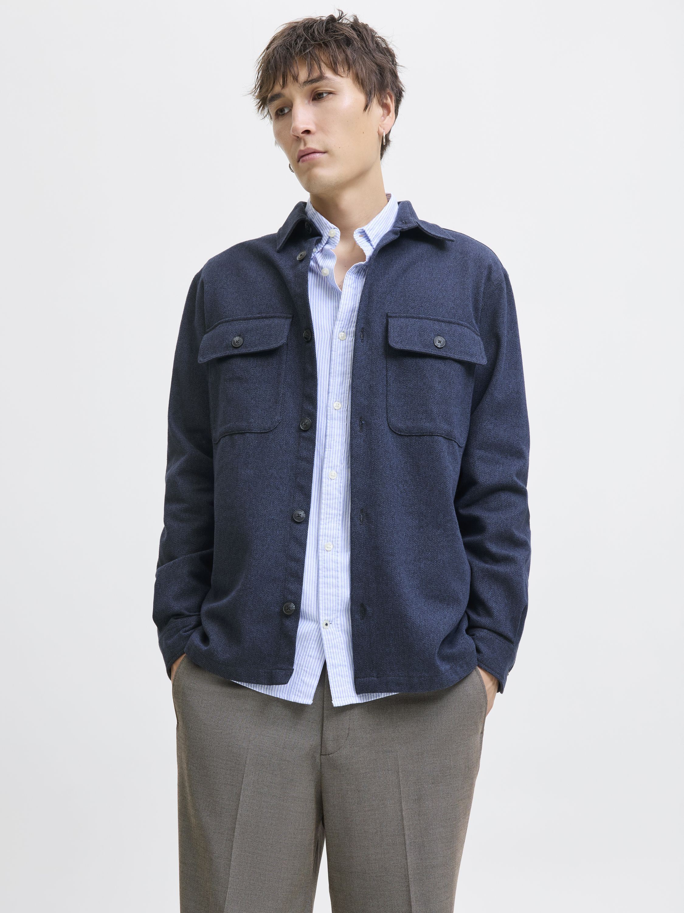 Overshirt - Dark Navy - Blau