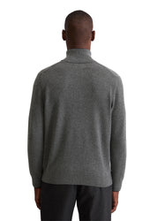 Strickpullover aus Woll-Mix - 969-graphite grey melange - Grau