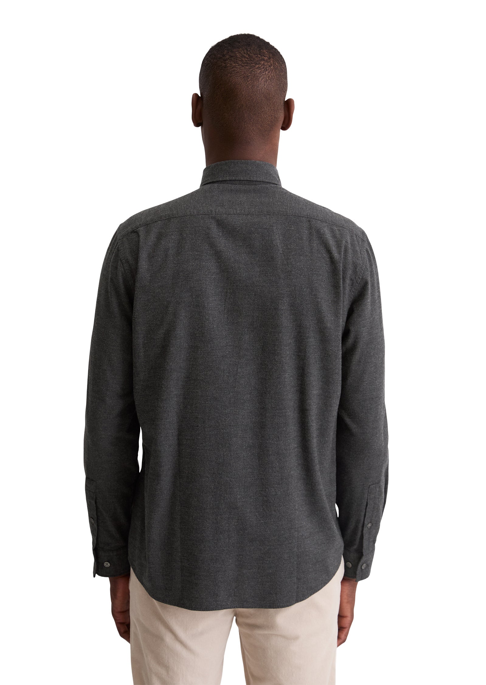 Freizeithemd Shaped Fit - J96-multi/dark grey melange - Grau