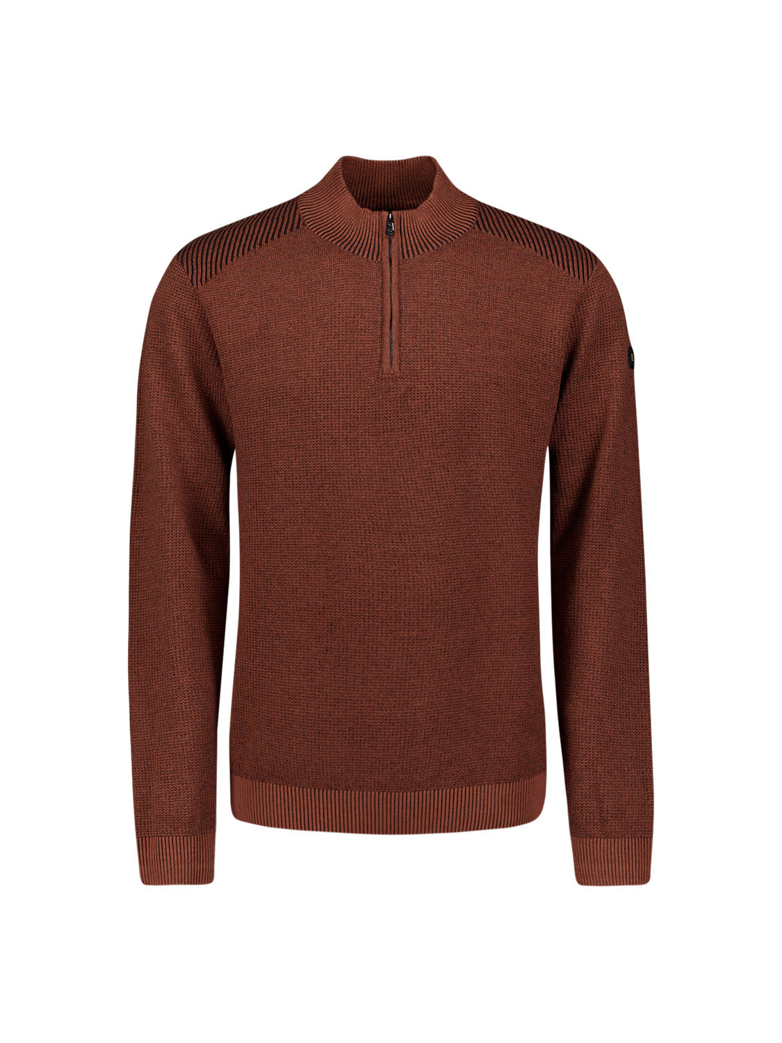 Strickpullover aus Baumwolle - 141-Terra - Braun